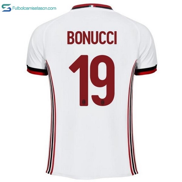 Camiseta Milan 2ª Bonucci 2017/18